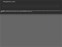 Tablet Screenshot of kingstone.com